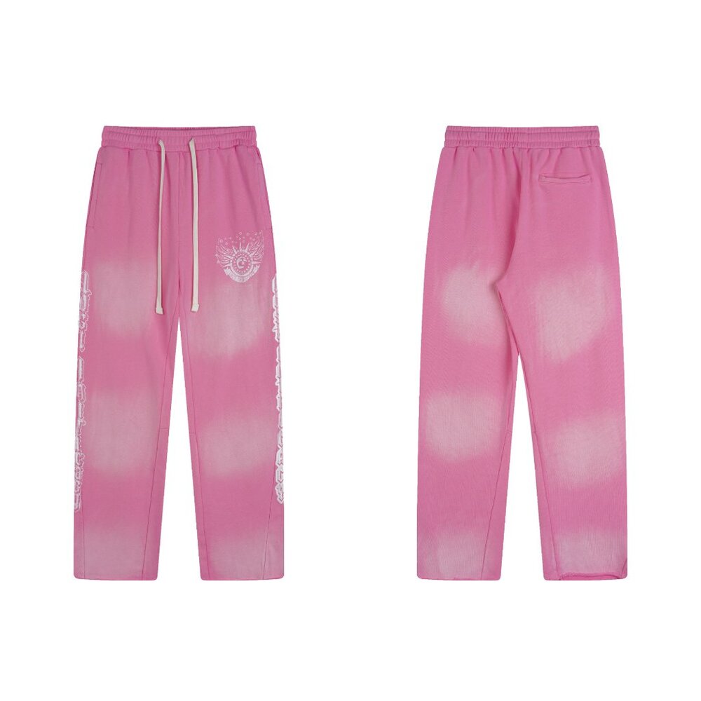 Lost intricacy washed distressed pink sweatpants